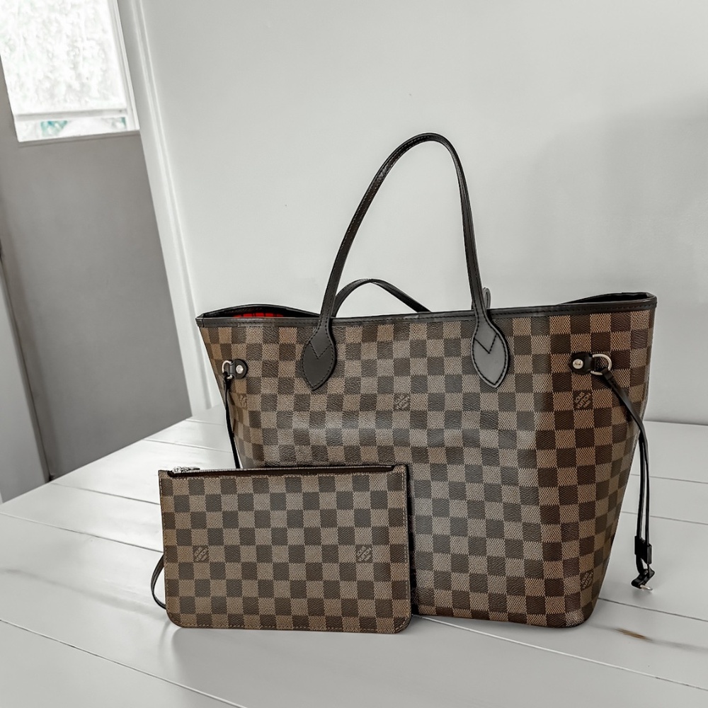 Louis Vuitton Neverfull MM – Damier Ebene | Excellent Condition | W/ Pouch